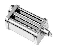 Accessorio for pasta 2 in 1 in acciaio inossidabile, compatibile con KitchenAid, rullo for sfoglia di pasta incluso, tagliaspaghetti