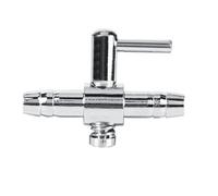 Accessorio for serbatoio di pesce, valvola regolazione del flusso d'aria for pompa ossigeno for acquario da 10 pezzi in acciaio inossidabile