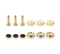 Accessorio for strumenti musicali a bottone piccolo Bottoni neri Pistone Coperchio for stampa creativo Fibbia Strumento for tromba portatile in rame