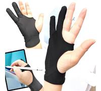Accessorio in carta per tablet con protezione delle macchie e guanto artistico a due dita, elastico con rifiuto del palmo che migliora il controllo | Antiaderente che evita segni sullo schermo Ta