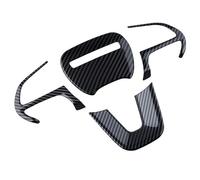 Accessorio Interni Autos Per Caricabatterie Per Challenger 2015-2019 Up Copertura Decorativa Per Volante Per Auto 1 Set(Carbon Fiber)