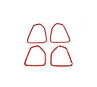 Accessorio Interni Autos Per Jeep Per Compass 2017-2026 Car Interior Door Audio Sound Speaker Decorazione Cover Trim Fit(Red)