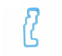 Accessorio Interni Autos Per Jeep Per Wrangler Per JK 2011-2017 Car Gear Shift Pannello Decorazione Copertura Accessori Interni(Light blue)