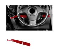 Accessorio Interni Autos Per Seat Per Ibiza 6l 2003-2008 LHD Car Main Driver Strip Accessori Interni Adesivo In Vera Fibra Di Carbonio Morbida(For LHD Red Carbon)