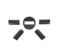 Accessorio Interno Per Jeep Per Wrangler JK 2007-2010 ABS Decorazione interna del volante per interni auto Car Accessori Interni(Carbon fiber 5 pc)