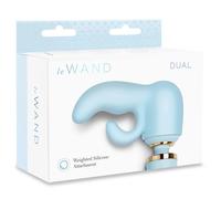 Le Wand Dual Weighted attacco in silicone Blue 17,5 cm