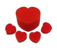 Accessorio magico in spugna | Spugna classica - Kit palla e luce | magici a forma di cuore per maghi | Set di illusione di gioco di mani per adulti e