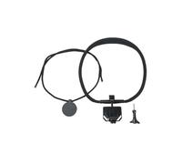 Accessorio magnetico per il collo con meccanismo a sgancio rapido, design in silicone per comfort e stabilità, compatibile con fotocamera DJI Osmo Action 6 in nero lucido