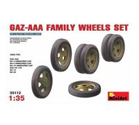 Accessorio Maquettemaquette Ruota Gaz-Aaa Family Wheels Set MiniArt 35112 1/