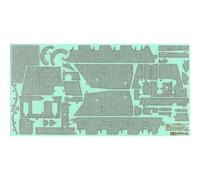 Accessorio Maquettemaquette Stickers Zimmerit Brummbär Tamiya 12673 1/35