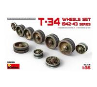 Accessorio Maquettemaquette T-34 Wheels Set. 1942-43 Serie MiniArt 35239 1:3