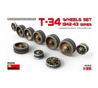 Accessorio Maquettemaquette T-34 Wheels Set. 1942-43 Serie MiniArt 35239 1:3