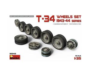 Accessorio Maquettemaquette T-34 Wheels Set. 1943-44 Serie MiniArt 35242 1:3