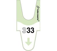 Accessorio Meto Turn-O-Matic, ticket originali T90 3D, numerazione progressiva, prodotti in Germania, 6 rotoli x 4000 ticket, totale: 24.000 ticket, verde