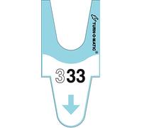 Accessorio Meto Turn-O-Matic, ticket originali T90 3D, numerazione progressiva, prodotti in Germania, 6 rotoli x 4000 ticket, totale: 24.000 ticket, blu