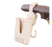 Accessorio multifunzionale per passeggini per bambini, doppio gancio e supporto girevole per telefono per fare shopping e camminare facilmente con il supporto per il trasporto del bambino