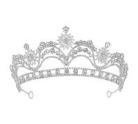 Accessorio Per a Gioielli Per Da Sposa Corone Della Sposa Corone Per Le Donne Fascia Da Sposa Diademi Della Della Regina Tiara Silver Lega Di Zinco GALPADA