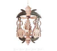 Accessorio per Albero Gioco Calore " Ramo " con Sua Chiesa / Babbo, da Appendere