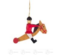 Accessorio per Albero Pendente Cavaliere Rosso Su Steckenpferd Bxhxt
