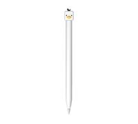 Accessorio per Apple Pencil di seconda generazione, la custodia protettiva in silicone giallo con un simpatico design a forma di gatto offre una