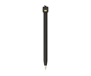 Accessorio per Apple Pencil di seconda generazione, la custodia protettiva in silicone giallo con un simpatico design a forma di gatto offre una
