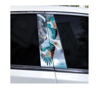 Accessorio Per Auto 2 Adesivi Per Montante Centrale Auto, Ali D'aquila Che Volano Tra Le Nuvole, Adesivi Impermeabili Per Montante B Auto(B)