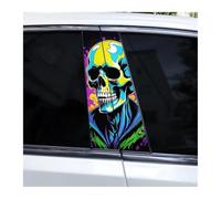 Accessorio Per Auto 2 Adesivi Per Montante Centrale Auto, Pellicola Protettiva Impermeabile Colorata Per Montante B Auto Che Abbraccia L'anima(B)