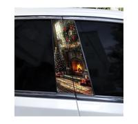 Accessorio Per Auto 2 Adesivi Per Montante Centrale Auto, Pellicola Protettiva Impermeabile Per Montante B Auto, Effetto Calzino Per Camino(E)