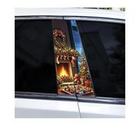 Accessorio Per Auto 2 Adesivi Per Montante Centrale Auto, Pellicola Protettiva Impermeabile Per Montante B Auto, Effetto Calzino Per Camino(H)