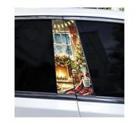 Accessorio Per Auto 2 Adesivi Per Montante Centrale Auto, Pellicola Protettiva Impermeabile Per Montante B Auto, Effetto Calzino Per Camino(C)