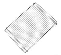 Accessorio per barbecue a maglia fine in acciaio inox, per barbecue a carbonella, 30 cm, resistente alla ruggine, per cucinare verdure, pesce e carne, facile da attaccare e pulire, argento