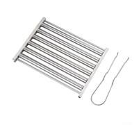 Accessorio per barbecue in acciaio inox, con manico extra lungo per barbecue, campeggio, picnic (large)