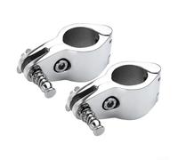 Accessorio per barca, 2 pezzi, Bimini Top Fitting con perno di bloccaggio in nylon per montaggio su guida marina (32 mm)