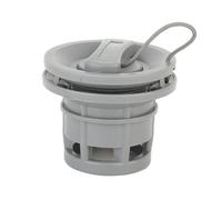 Accessorio per canoa per kayak per gommone per gommone con valvola dell'aria a 8 fori di ricambio per tappo valvola aria gas in PVC Grigio