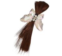 Accessorio per capelli accattivante, delicato fermaglio per capelli a forma di farfalla, accessorio con volano per cosplay e uso quotidiano