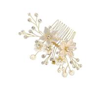 Accessorio per capelli alla moda con perle e cristalli, decorazione quotidiana per eventi formali e celebrazioni, abiti eleganti