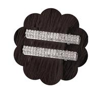 Accessorio per capelli alla moda con strass, ingegnosamente realizzato con elementi scintillanti, trasuda un senso moderno di raffinatezza, eleganza e tendenza, e presenta artigianalità.