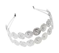 Accessorio per capelli con moneta bohémien, delicato accessorio per capelli, alla moda, accessorio per capelli per eventi a tema, spettacoli nuziali, accessorio per capelli gitano da donna