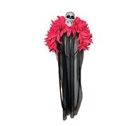 Accessorio per capelli con teschio in pizzo, ornamento decorativo per Halloween, vacanze, compleanno, accessorio per il giorno dei morti