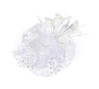 Accessorio per capelli da sposa, con fascia per capelli, ornamento a forma di farfalla e perle finte, decorazione per matrimonio