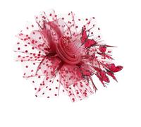 Accessorio per capelli da sposa, con fascia per capelli, ornamento a forma di farfalla e perle finte, decorazione per matrimonio