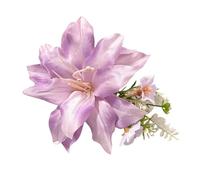 Accessorio per capelli delicato con fiori artificiali, comodo fermaglio per capelli, ornamento alla moda per migliorare i tuoi stili