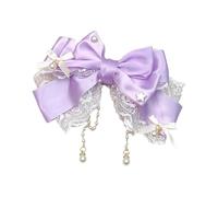 Accessorio per capelli fatto a mano per bambini, con fiocco e rete, decorazione per capelli per stili dolci e amanti della moda