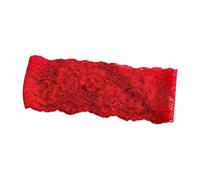 Accessorio per capelli floreale da donna con, Red | Progettazione del tessuto Preparazione del trucco Styling quotidiano Dettaglio del pendolarismo