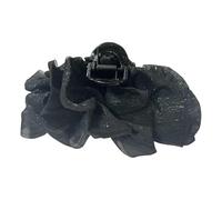 Accessorio per capelli in raso forcina con design a fiocco, 1/2 pezzi da donna clip con fiocco stampa leopardata coda lunga accessori affascinanti per abbigliamento aziendale uso quotidiano C