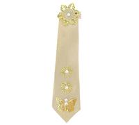 Accessorio per capelli in stile coreano con, Champagne | Profilo del nastro a punta lunga, accenti perline effetto perla, dettagli decorativi straordinari per festival e