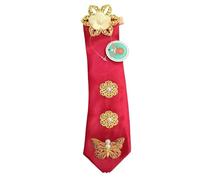 Accessorio per capelli in stile coreano con, E | Profilo del nastro a punta lunga, accenti perline effetto perla, dettagli decorativi straordinari per festival e
