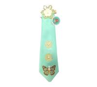 Accessorio per capelli in stile coreano con, Light Green | Profilo del nastro a punta lunga, accenti perline effetto perla, dettagli decorativi straordinari per festival e