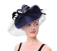 Accessorio per capelli nero unico con copricapo vintage, comodo copricapo per feste per tutti i giorni e occasioni speciali