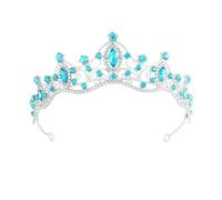 Accessorio per capelli per bambini, per ragazze, matrimonio, compleanno, festa, principessa, ragazza, gioiello per la testa della ragazza (blu cielo, 8 anni old)